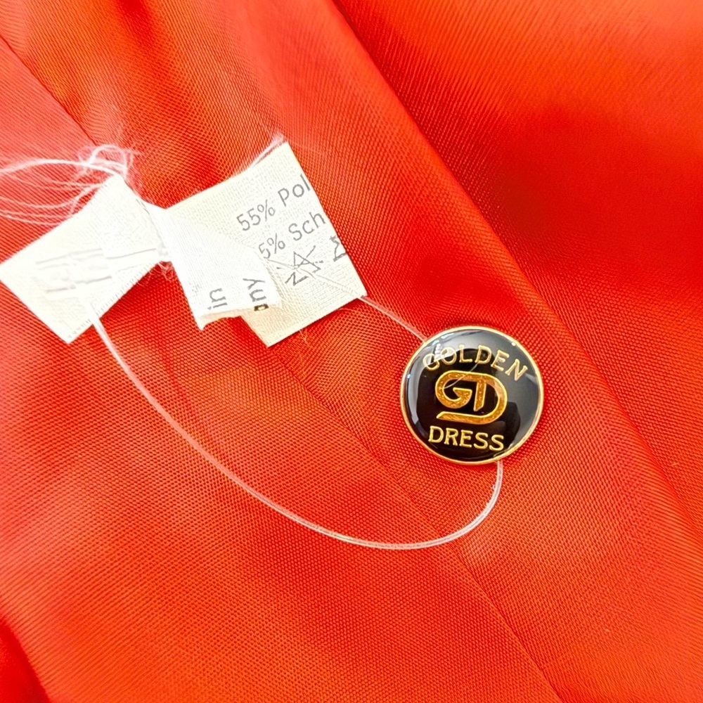 Vintage Golden Dress Black Equestrian Show Jacket Made in Germany Size 14 - Picture 15 of 16